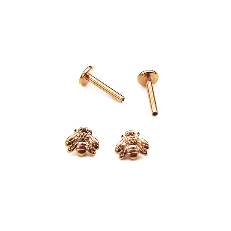Modernes Zirkon‑Piercing mit klarer Form und Stil So ist Leben