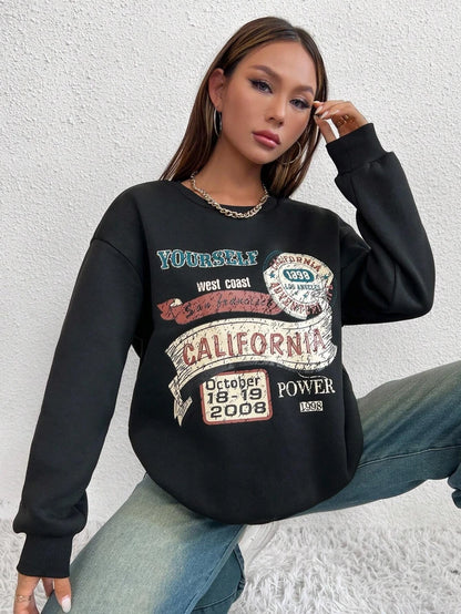 Vintage Lässiger California Fashion Sweatshirt Hoodie - So ist Leben