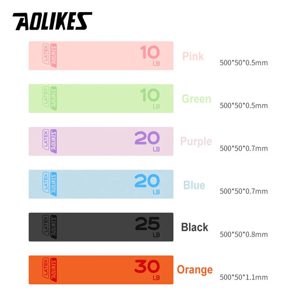Aolikes 1pcs Fitness elastische Widerstands bänder Heim training Yoga Sport Widerstands bänder Stretching Pilates Crossfit Workout Gym So ist Leben