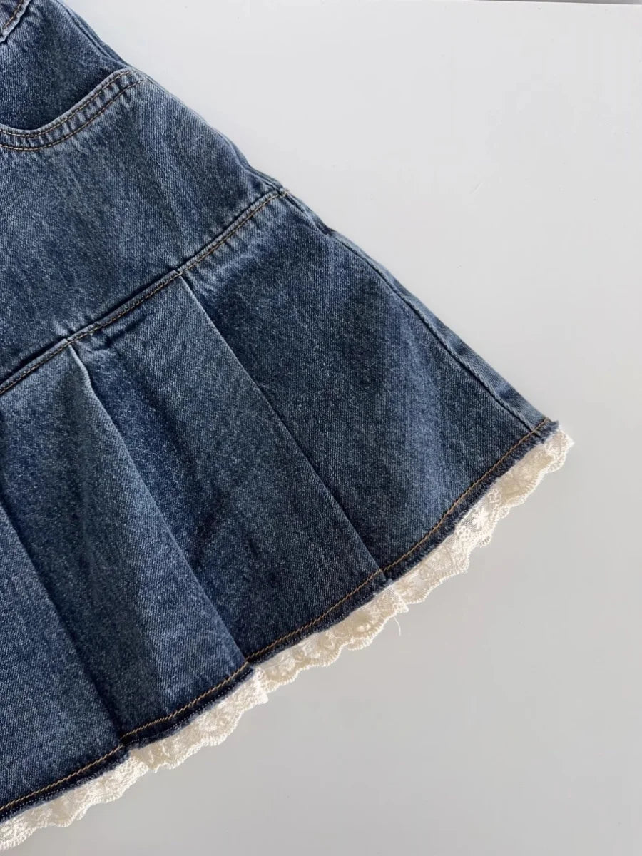 A‑Linien Denimrock mit Patchwork‑Details - So ist Leben