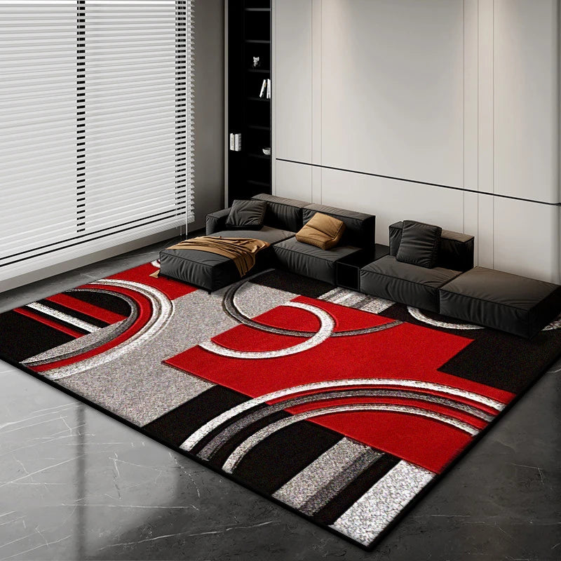 Nordic Abstract Luxury Carpet Home Decoration Living Room Fluffy Plush Rugs 200x300cm Bedroom Office Area Antiskid Floor Mats - So ist Leben