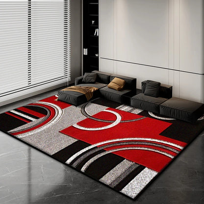 Nordic Abstract Luxury Carpet Home Decoration Living Room Fluffy Plush Rugs 200x300cm Bedroom Office Area Antiskid Floor Mats - So ist Leben