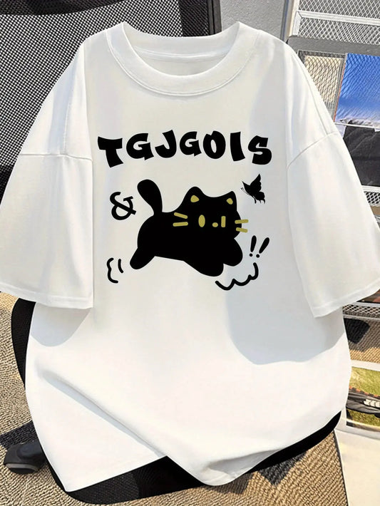 Kurzarm Casual Sommer Modische Streetwear Kurzarm T-shirts - So ist Leben