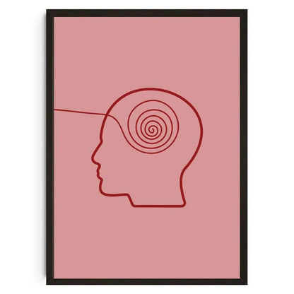 Leinwand Poster Zitate Drucke Wandbild für Therapie Büro Dekor - So ist Leben