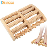 Fußroller aus Holz, Holzpflege, Massage, Reflexzonenmassage, Muskelentspannung, Linderung, Massagegerät, Spa für Handmassage, Haushalts-Fußmassagegerät, Pflege So ist Leben