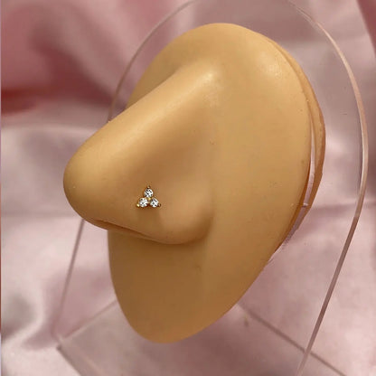 1 STÜCK Neuer Chirurgenstahl Winziger Zirkon Kristall Tragus Helix Piercing Labret Lippenbolzen Nasenring Innengewinde Niedlicher Körperschmuck So ist Leben