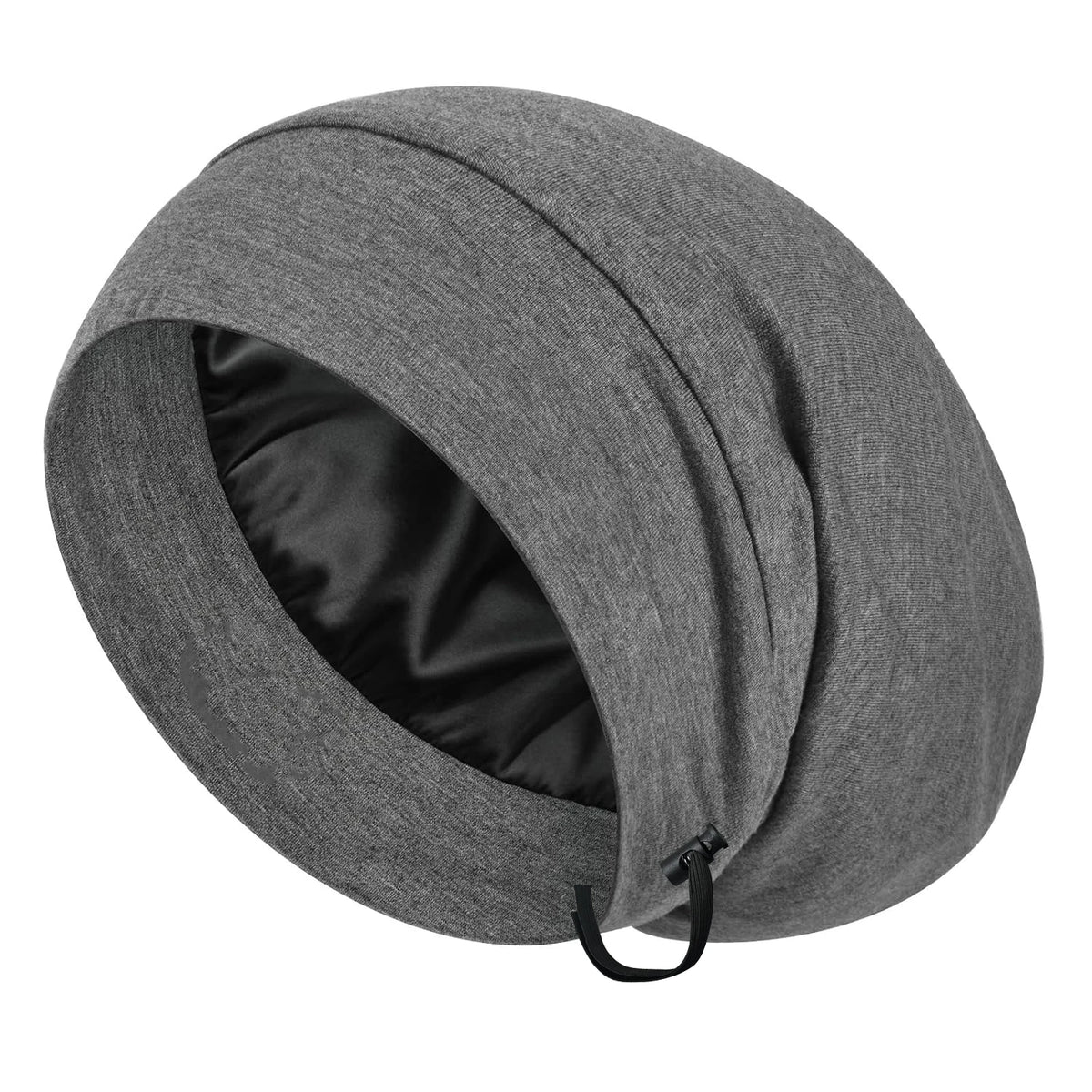 Verstellbare Seiden-Schlafhaube für Frauen und Männer, Satin-gefütterte Schlafmütze für Lockiges Haar So ist Leben