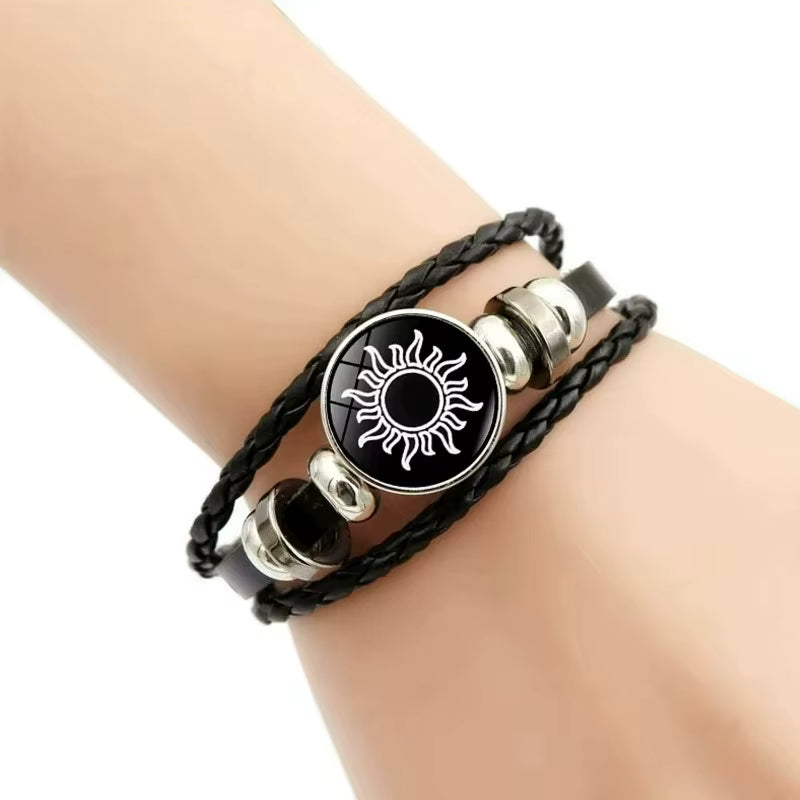 Sonnen‑Mond Armband modern verstellbar mit Leuchteffekt So ist Leben