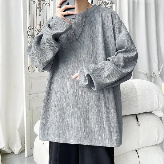 High Street Locker sitzendes, bequemes Langarm-T-Shirt - So ist Leben