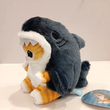 Kawaii Hai‑Katze Plüschfigur – Kreatives Design & Geschenkidee - So ist Leben