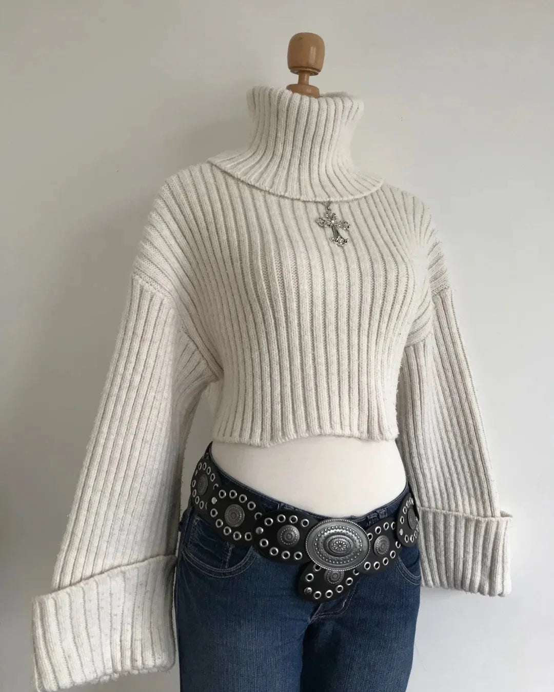Spicy Girls Stripe Harajuku Y2k Langarm Top Streetwear Rock Goth Chic Crop Top Hip Hop Chic Langarm Pullover Mode Punk So ist Leben