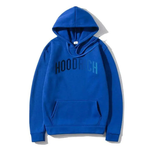 Lässiger, bedruckter Hip-Hop-Sweatshirt-Hoodie aus Baumwolle - So ist Leben