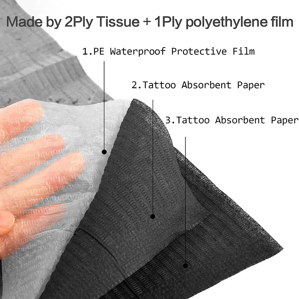250/125/50/10 stücke Einweg Tattoo Sauber Pad Tattoo Lätzchen Tisch Abdeckungen Sauber Pad Patienten Dental servietten Tattoo Zubehör So ist Leben