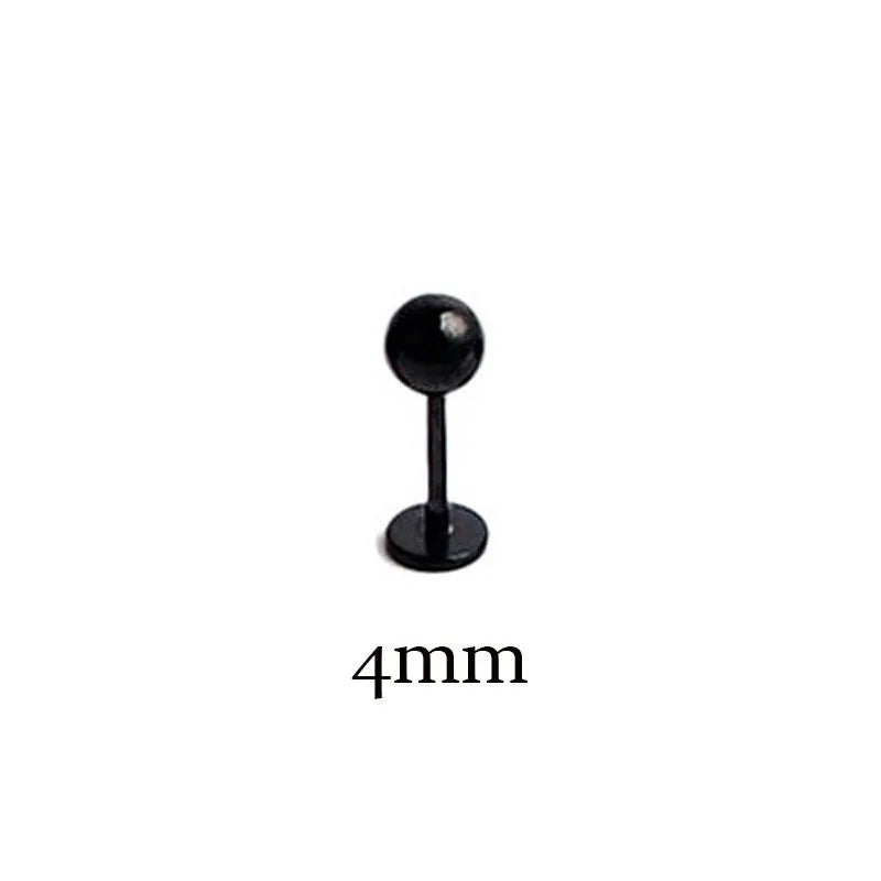 1 STÜCK Neuer Chirurgenstahl Winziger Zirkon Kristall Tragus Helix Piercing Labret Lippenbolzen Nasenring Innengewinde Niedlicher Körperschmuck So ist Leben