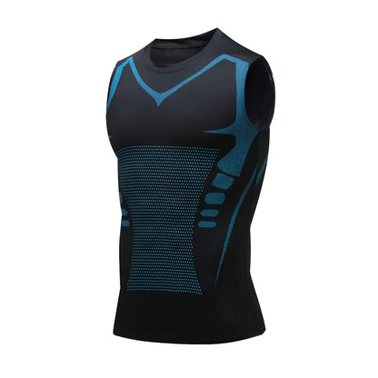 Herren-Kompressions-Tanktop für Herren, Fitnessstudio, ärmellos, schnell trocknend, Sportbekleidung, für Herren, Fitness, Bodybuilding, Weste, Workout, Muskel-Top So ist Leben