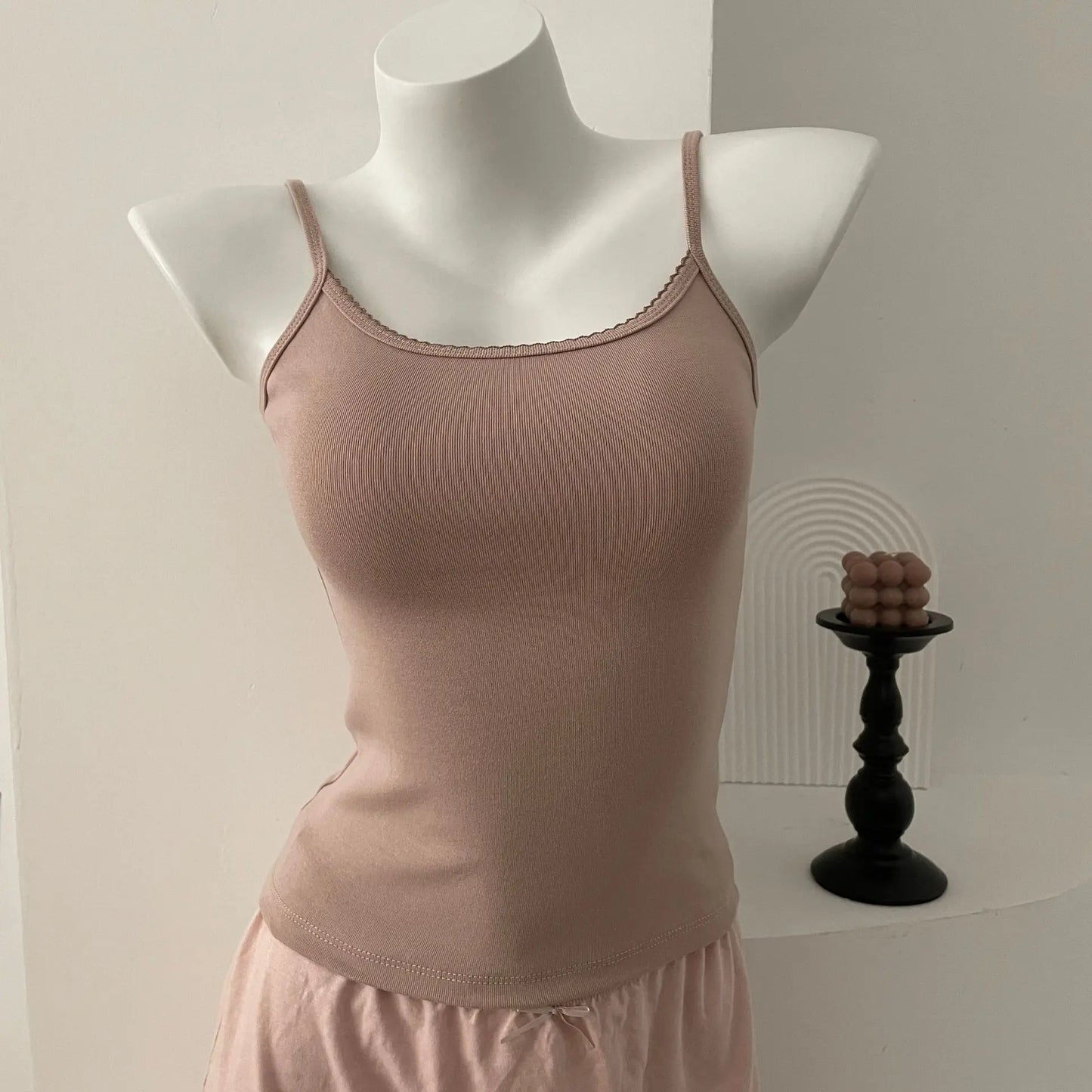 Süße Blumendruck Öse Schleife abgeschnittene Westen Frauen Baumwolle beiläufige dünne Spitzenbesatz Tank Tops Vintage Adrette süße Leibchen Y2K So ist Leben