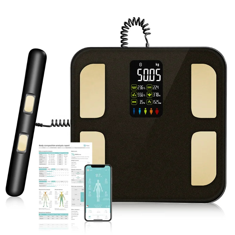 Intelligente Bioimpedanzwaage, intelligente Körperzusammensetzungswaage, digitale Waage, Gewichtswaage für Körperfett, Bioimpedanzwaage So ist Leben