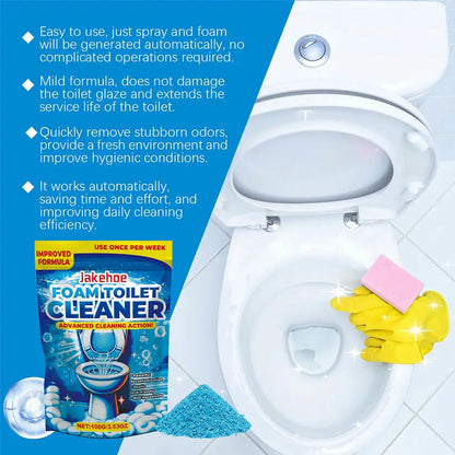 100g Spritzer Schaum Toilettenreiniger Haushalt Toilette Badezimmer Dekontamination und Desodorierung Schaum Reinigung und Entkalkung So ist Leben