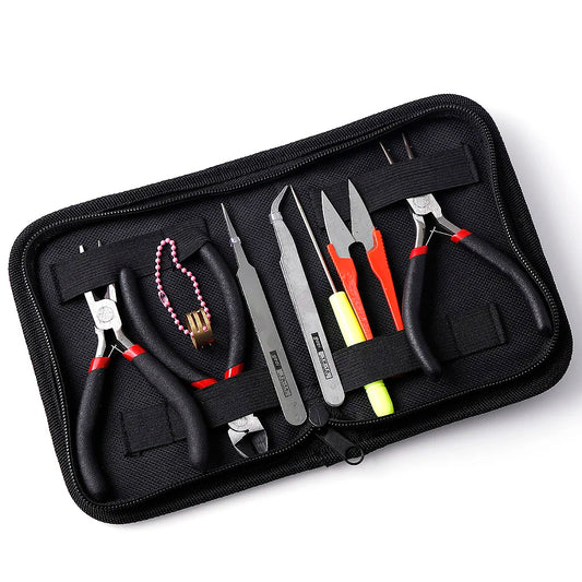 Hohe Qualität DIY Schmuck Machen Werkzeug Kits Zangen Sets Runde Nase Zange Seite Schneiden Zangen Draht Cutter Schere Perlen Pinzette So ist Leben