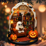 Halloween Geist Lesen 2D Flache Ornamente Festival Atmosphäre Thema Party Dekorative Lieferungen Kreative Hause Dekorative Geschenk So ist Leben