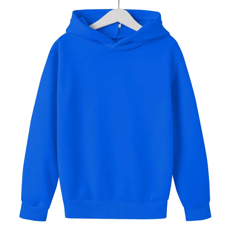 Einfarbige Kinder-Kapuzenpullover, Kleidung für 3–12 Jahre, Jungen und Mädchen, lässig, Toddle-Tops, Mantel, Frühling und Herbst, Sweatshirt, Weiß, Schwarz, Rot So ist Leben