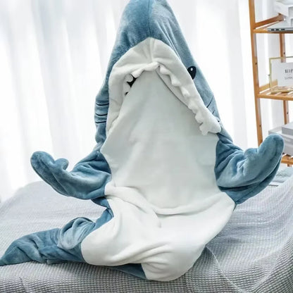 Shark Schlafsack – Warme Cartoon‑Decke für Zuhause So ist Leben