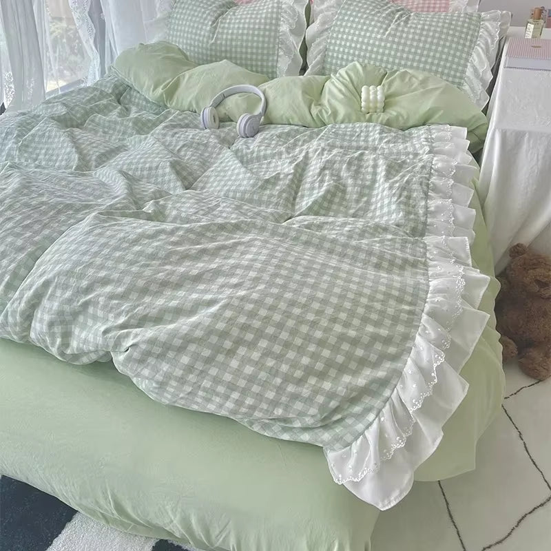 Jacquard Bettwäsche im modernen Patchwork‑Stil So ist Leben
