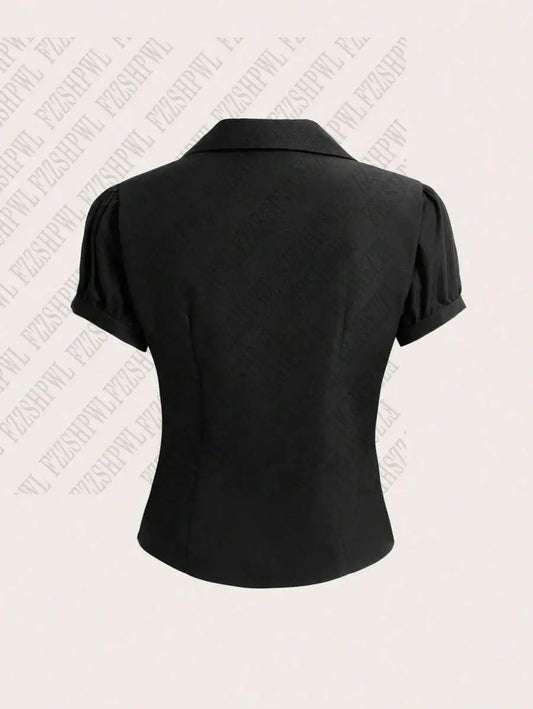 Vintage Ästhetische Frauen Persönlichkeit Y2K Schlanke Kleidung Mode Shirts Harajuku Kurzarm Tops Weibliche Heiße Klassische Casual Tee - So ist Leben