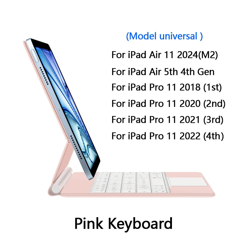 Magnetisches Tastatur‑Case für iPad Air & Pro