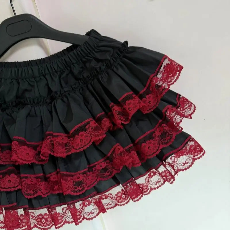 Harajuku Y2k Röcke Damenbekleidung Japanische Mode Süße Neue Punk Rüschen Minirock Spicy Girls Chic So ist Leben