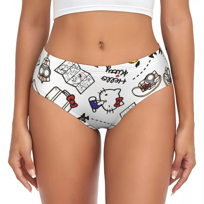Hello‑Kitty Slip mit mittelhoher Form im Sanrio Stil