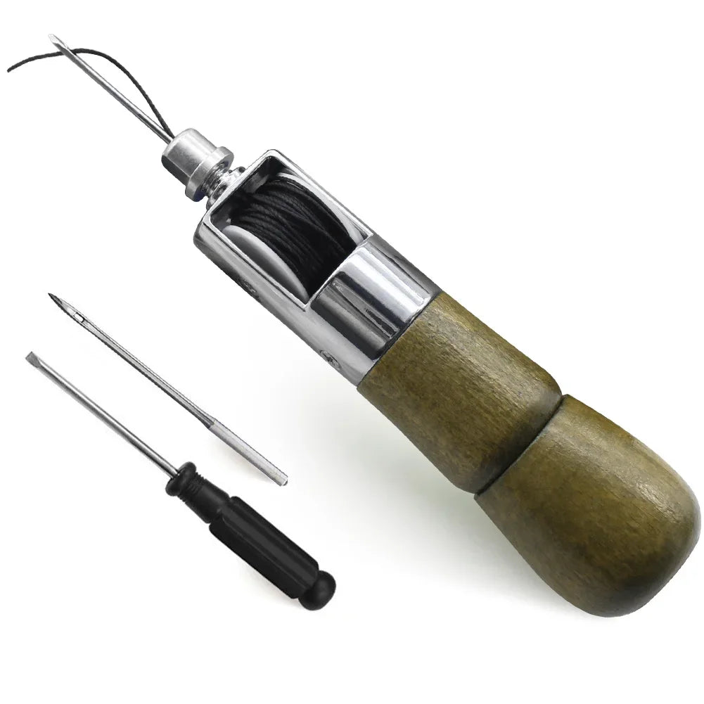 Leder Hand Nähmaschine Speedy Stitcher Leder DIY Manuelle Nähen Leinwand Reparatur Werkzeuge Leder Handwerk Kantennähte So ist Leben