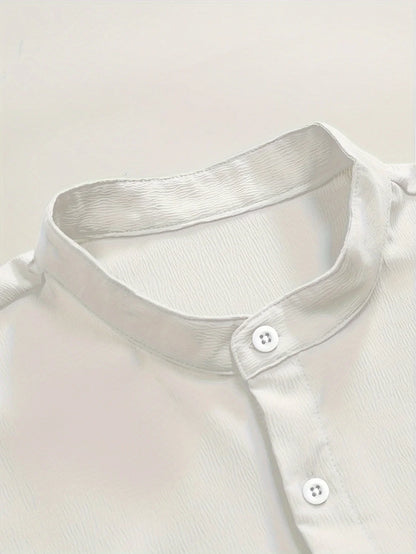 Jugend Casual Strand Kurzarm Shirts Einfarbig Lose Beiläufige Atmungsaktive Hemd Leichte Streetwear Männliche Taste Tops So ist Leben