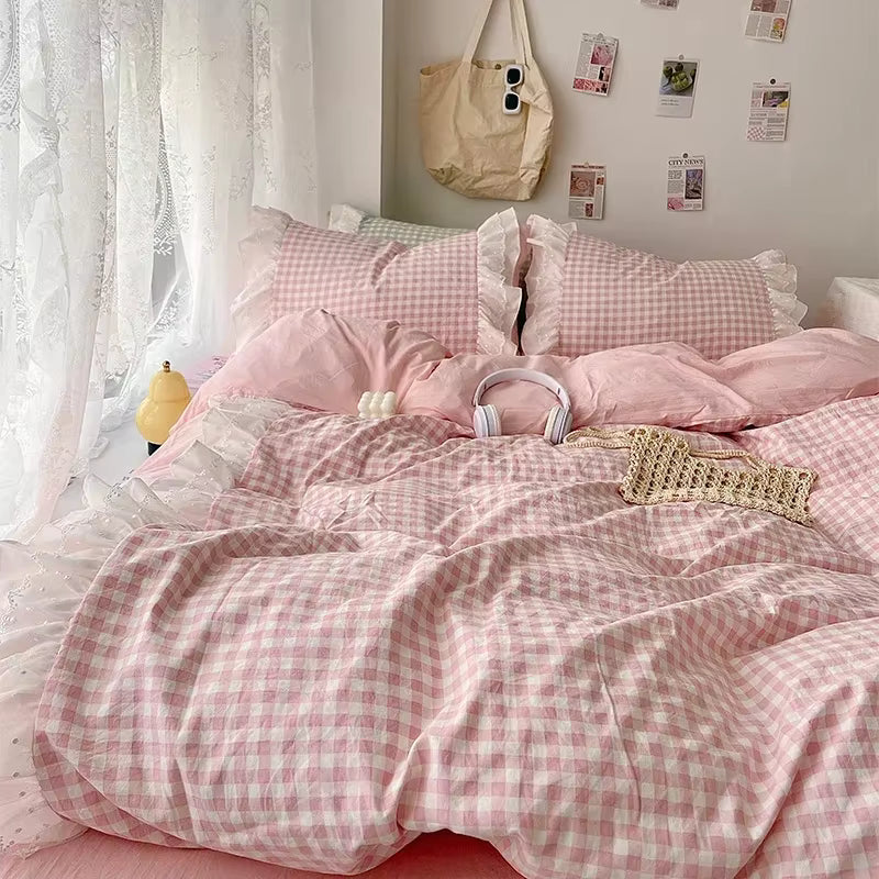Jacquard Bettwäsche im modernen Patchwork‑Stil So ist Leben