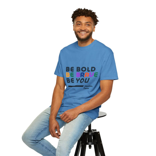 Retro-Kleidungsstück gefärbt Houston Brave & Bold T-Shirt - So ist Leben