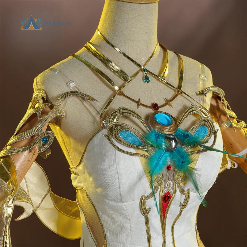 Ehre der Könige Cosplay Kostüme Diaochan Floral Traum Gelb Stickerei Kleid Uniform Spiele Halloween Karneval Party Kleidung So ist Leben