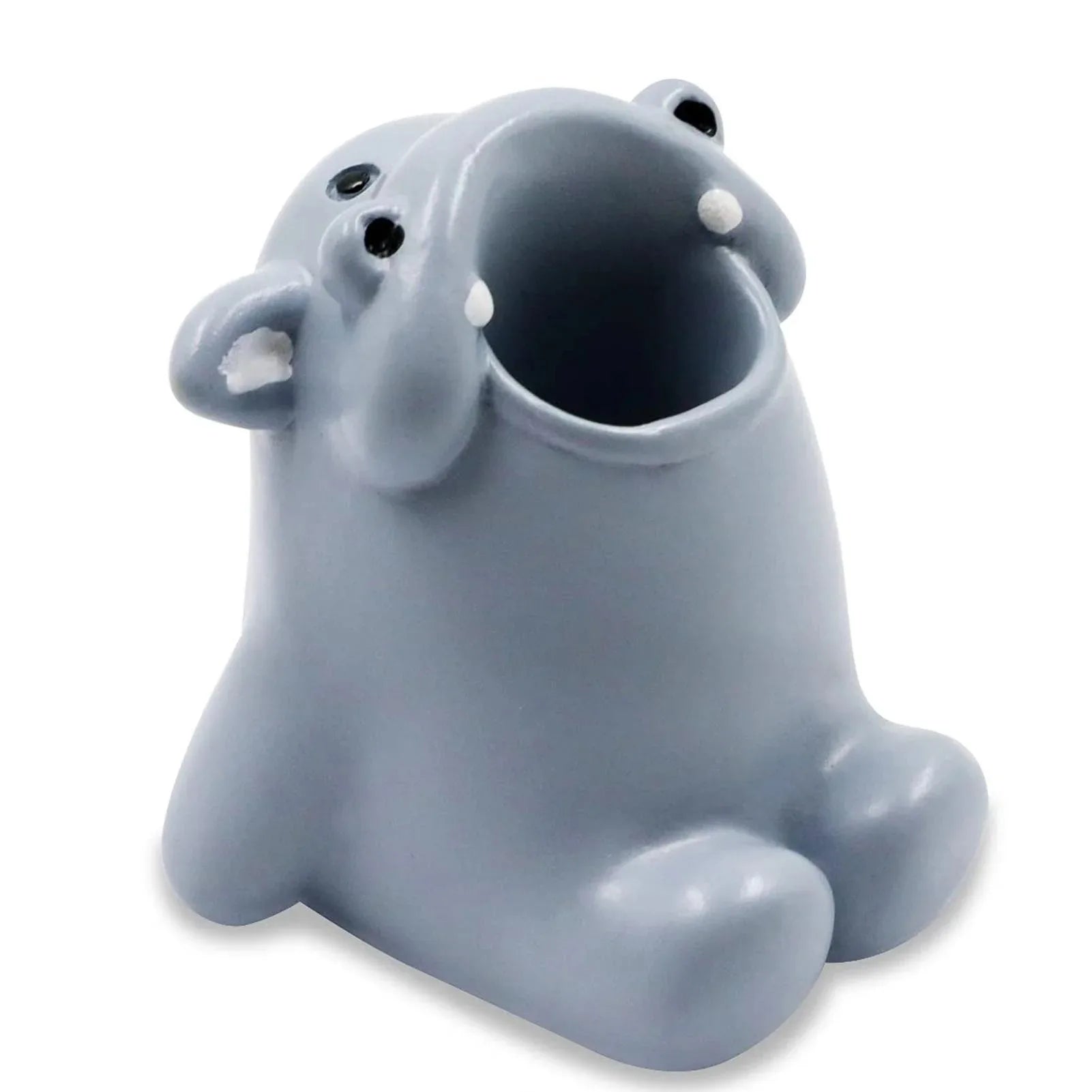 Niedlicher Cartoon-Zahnbürstenhalter für Kinder, lustiger Stifthalter aus Kunstharz, Mini-Tier-Einzeltzahnbürstenständer So ist Leben