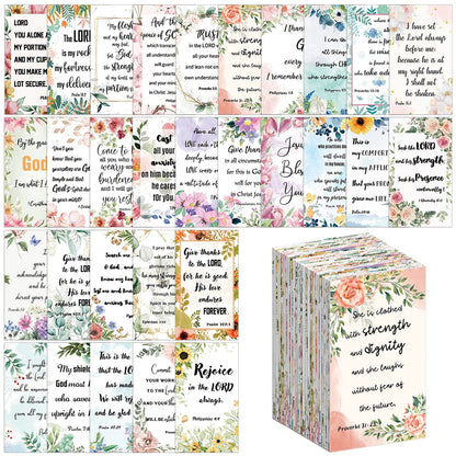 60 Stück Bibel-Schriftkarten, inspirierende Zitatkarten, christliche Geschenke, Ermutigungskarte für Studenten, Freunde, Bibelverskarten So ist Leben