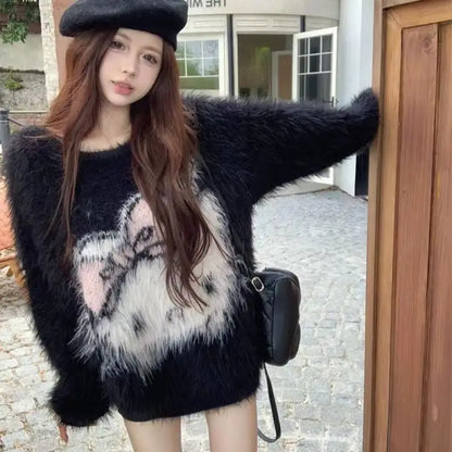 Hello‑Kitty Strickpullover im modernen Anime‑Design