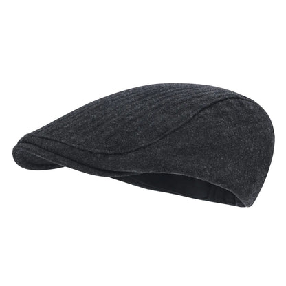 STARANCE Herren Flat Cap Wool Tweed Driving Irish Gatsby Cabbie Golf Vintage Newsboy Hat So ist Leben