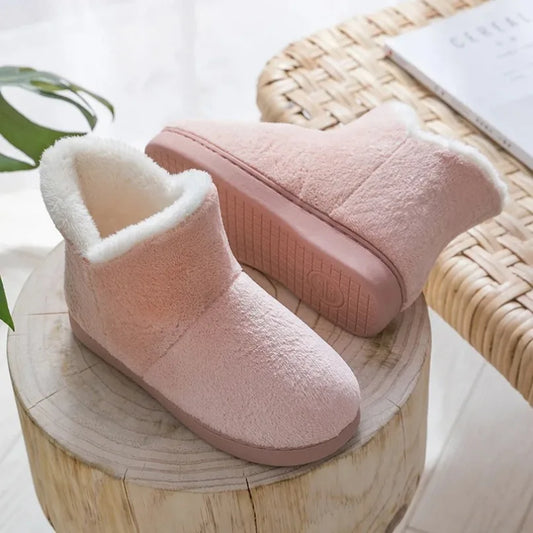 Haus Slipper Boot Cloud Damen Flip Flops Winter Warm Plüsch Indoor Home Schuhe - So ist Leben
