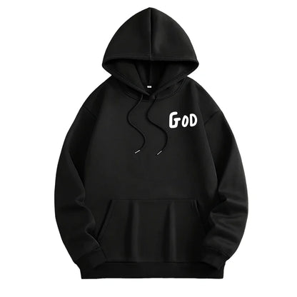 Lässiger, hochwertiger, langärmeliger Hoodie mit modischem Aufdruck für den Alltag - So ist Leben