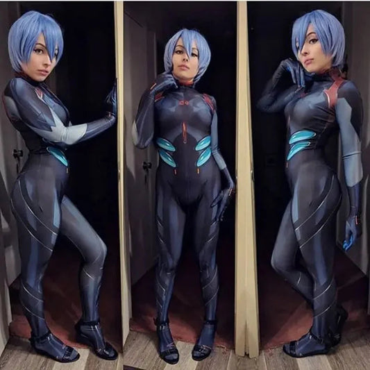 Erwachsene Anime Asuka Langley Soryu Mari Rei Ayanami Cosplay Kostüm Asuka Test Overalls Zentai Wasser T Hawween Bodysuit So ist Leben