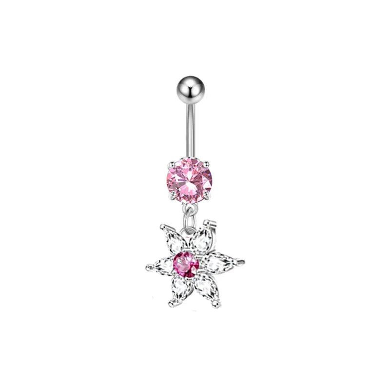Herzförmiger Nabelring Ornament Wassertropfen 14G Bauchnabelpiercing Langhantel Anhänger Bauch Nombril Piercing Damenschmuck So ist Leben