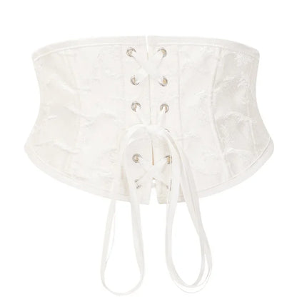 Sexy Bustiers und Korsett für Damen, Gürtel, Schnürung, Kunststoffknochen, Satin, Unterbrust, Taillentrainingskorsett, Unterbrustkorsett So ist Leben