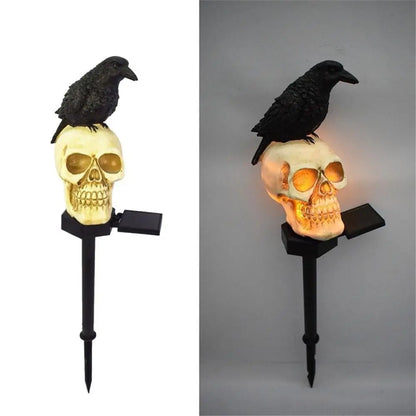 Halloween Outdoor Licht Skelett Geist Horror Grimasse Party Dekor für Innenhof Home Holiday Beleuchtung Garten Dekoration So ist Leben