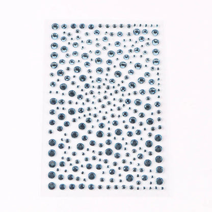 Selbstklebende Gesicht Dekoration Strass Aufkleber Musik Festival Halloween Party Telefon Kristall Aufkleber Kunst DIY Diamant Aufkleber So ist Leben