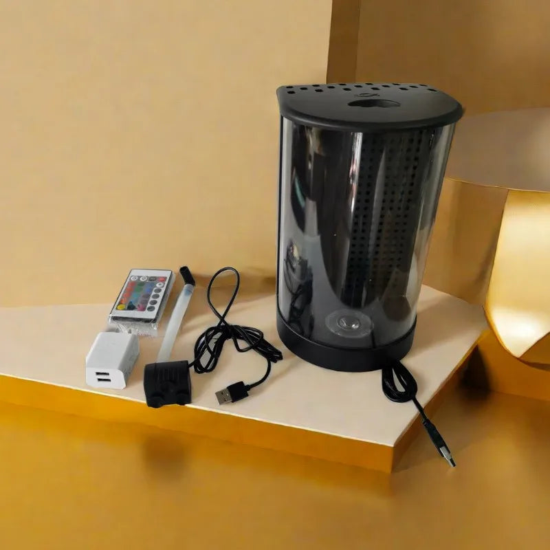 2,8 l Desktop kleine Art Acryl Mini Quallen Aquarium kleines Aquarium So ist Leben