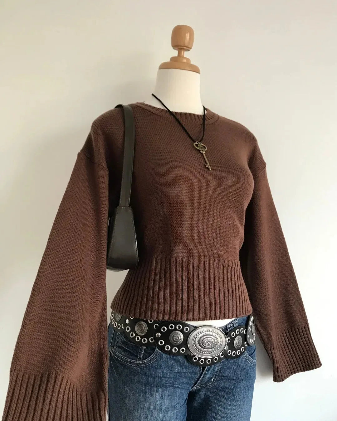 Spicy Girls Stripe Harajuku Y2k Langarm Top Streetwear Rock Goth Chic Crop Top Hip Hop Chic Langarm Pullover Mode Punk So ist Leben