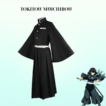 Anime und Zylinder Muichiro Kospy Kos Tsume Dämon Sayaer Kospy Dämonentöter: Kimetsu no Yaiba Dämonentöter Uniform Perücke Haween Kos Tsume für Frau So ist Leben